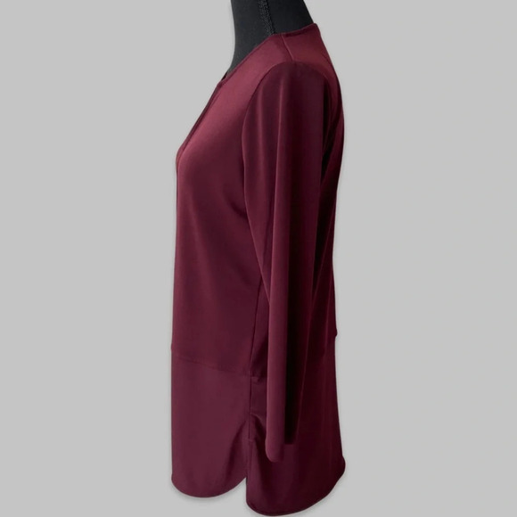 Ralph Lauren  Wine Colour Jersey Top - Picture 2 of 14